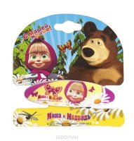 Маша и медведь Заколка-автомат Ромашки