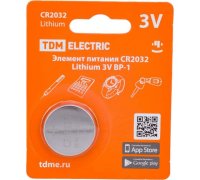   TDM CR2032 Lithium 3V BP-1 SQ1702-0099