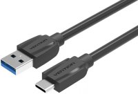   Vention USB Type C M - USB 3.0 AM 1m Black Edition VAS-A47-B100