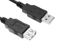   Rexant USB-A (Male) - USB-A (Female) 1.8m Black 18-1114-1