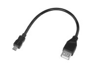   Rexant microUSB - USB 0.2m Black 18-1161-2