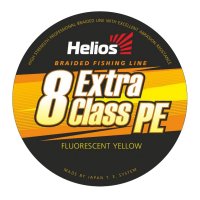   Helios Extra Class 8 PE Braid 0.18mm 135m Fluorescent Yellow HS-8PEY-18/135 Y