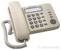 Проводной телефон Panasonic KX-TS2352RUW, белый