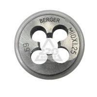 Метрическая плашка М 4 х 0,7 мм Berger BG BG1002