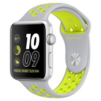- Apple Watch Nike+ 42mm Silver Al/Volt (MNYQ2RU/A)