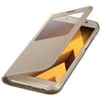     Samsung A5 2017 S View Standing Cover Gold