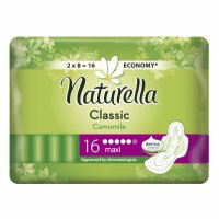   NATURELLA Classic Camomile Maxi Duo , 16 
