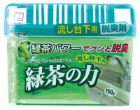 Поглотитель запаха Kokubo Сила зеленого чая, для шкафа под раковиной, 150 г
