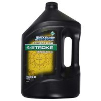    QUICKSILVER 4-cycle 25W40 synthetic blend oil, 4 . (4- )