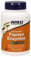    NOW FOOD NOW Papaya Enzyme Chewable / 180 tabs