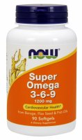    NOW FOOD NOW Super Omega 3-6-9 1200mg / 90 sgels