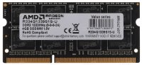   AMD SO-DIMM DDR3 4Gb 1333MHz pc-10600 R3 Value Series CL9 1.5V (R334G1339S1S-UO)