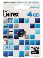   Mirex microSDHC 4  [13612-MCROSD04]