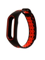  Activ for Xiaomi Mi Band 2 Sport N Silicone Black-Red 83779