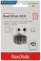  OTG USB Flash SanDisk ULTRA DUAL M3.0 16 