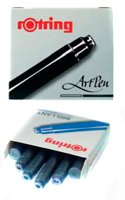 Набор баллончиков с чернилами для перьевой ручки ArtPen, 6 шт. в упаковке, черный Rotring,