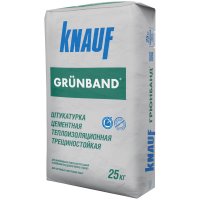 Штукатурка цементная теплоизоляционная Knauf Грюнбанд, 25 кг
