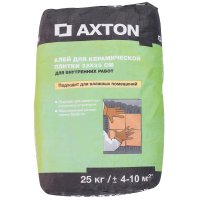 Клей для керамической плитки 33 х 33 см Axton 25 кг