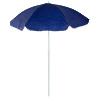 Зонт пляжный 1.4 м синий, металл /полиэстер