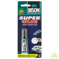 - Bison Super Glue, 3 