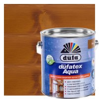 Пропитка для дерева водная цвета тик Dufatex aqua 2.5 л