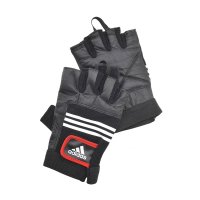  Adidas ADGB-12124  S/M Leather Lifting Glove