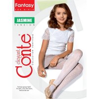 Колготки детские Conte Jasmine 140-146 Bianco