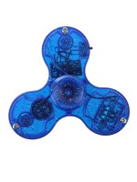 Aojiate Toys Finger Spinner Light and Sound Effects Blue RV565