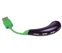  USB Iconik USB 4 ports HUB-EGGPLT-4