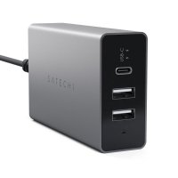   Satechi USB-C 40W Travel Charger  iPhone/iPad/Macbook 12 Black STACCAM