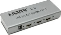 Разветвитель HDMI 4K Splitter ORIENT HSP0102H-2.0,, 1-)2, HDMI 2.0/3D, UHDTV 4K/ 60Hz (3840x2160)/HD