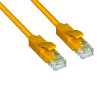 Greenconnect UTP 24AWG cat.5e RJ45 T568B 5m Yellow GCR-LNC02-5.0m