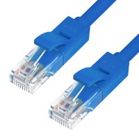Greenconnect Premium UTP 30AWG cat.6 RJ45 T568B 1m Blue GCR-LNC621-1.0m