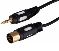  Rexant DIN 5PIN Plug - 3.5mm Stereo Plug 1.5m Gold 17-2502