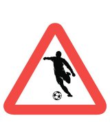 Sport-Sticker Футбол - треугольная