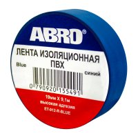  ABRO 19mm x 0.12mm x 9.1m Blue ET-912-R-BL