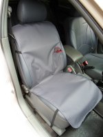 AvtoPoryadok Накидка переднее сиденье с карманом Grey S17313Gr