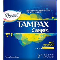 Тампоны Tampax Compak Regular Single TM-83725530 8 шт
