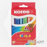   /,12 ,KRAYONES Jumbo Kores ,14  "33141