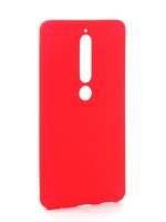  Nokia 6 2018 Zibelino Soft Matte Red ZSM-NOK-6-2018-RED