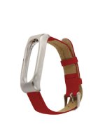  Apres Mijobs Leather Strap for Xiaomi Mi Band 2 Red