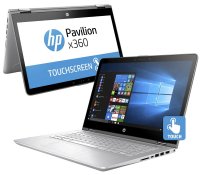  HP Pavilion x360 14-ba105ur 2PQ12EA (Intel Core i7-8550U 1.8 GHz/8192Mb/1000Gb + 128Gb SSD/N
