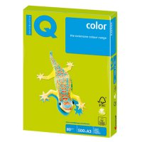   IQ Color A3 80g/m2 500  Neon Green NEOGN 110783