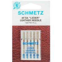 Набор игл для кожи Schmetz 80-100 130/705H-LL 5 шт