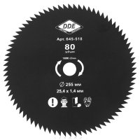    DDE Wood Cut 80/255/25.4mm 645-518