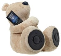Медведь с колонками Hi-Fun Hi-George для iPhone / iPod Light Brown