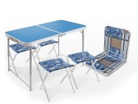 Набор складной мебели Nika ССТ-К 2 Light Blue