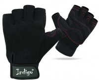 Перчатки атлетические Indigo SB-16-1575 размер S Black