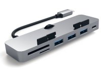  USB Satechi Aluminum Type-C Clamp Hub Pro Space Gray ST-TCIMHM