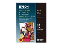  Epson Value Glossy Photo Paper 183g/m2 10x15cm 50  C13S400038